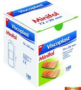 Plastry VISCOPLAST MINIFOL 72x25mm, 100szt. Viscoplast 3M