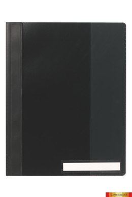 Skoroszyt A4 z przezroczystą okładką, szeroki PCW Czarny 251001 DURABLE Durable