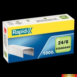 Zszywki RAPID Standard 24/6 1M, 1000 szt., 24855600 Rapid