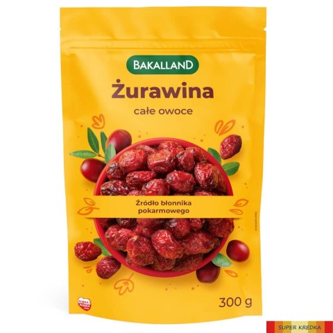 Żurawina 300g BAKALLAND Bakalland