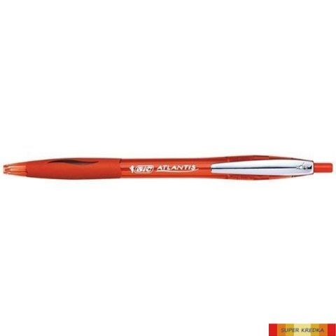 Długopis BIC Atlantis Soft czerwony, 9021342 Bic