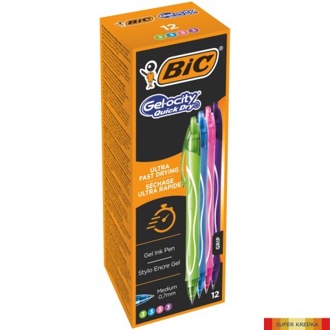 Długopis żelowy BIC Gel-ocity Quick Dry mix FUN, 964826/965012 Bic