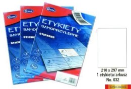 Etykiety samoprzylepne No. 032 210x297 mm GRAND 150-1059 Grand