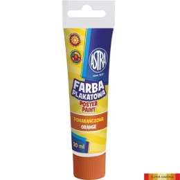 Farba plakatowa Astra tuba 30 ml - pomarańczowa, 301107001 Astra