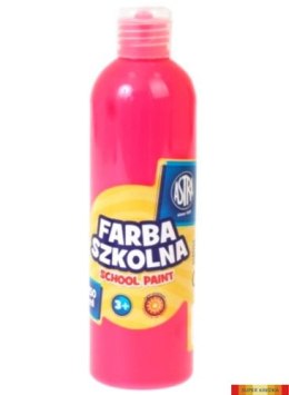 Farba szkolna Astra 250 ml - fluorescencyjna różowa, 301217032 Astra