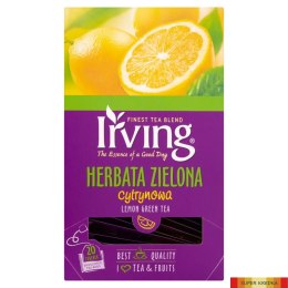 Herbata IRVING cytrynowa 20 kopert 1,5g zielona