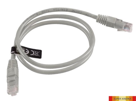 Kabel UTP CAT 5E PATCHCORD 1m szary EB273E ESPERANZA (X) Esperanza