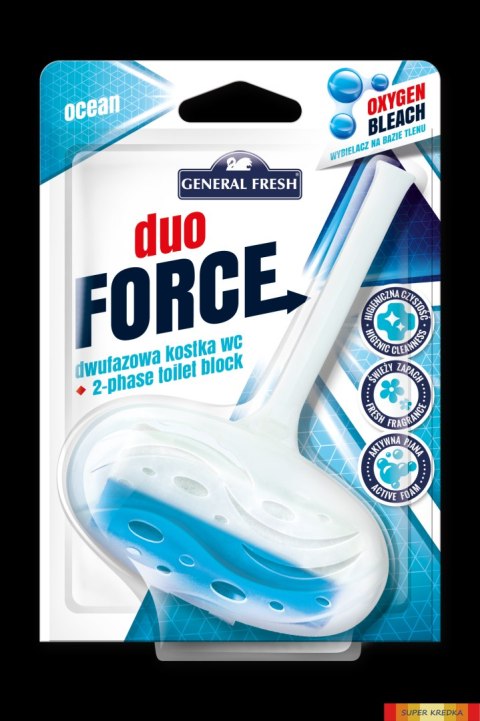 Kostka do WC DUO FORCE zawieszka 40g morze GENERAL FRESH General Fresh