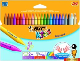 Kredki świecowe BIC Kids Plastidecor 24kol., 8297721 Bic