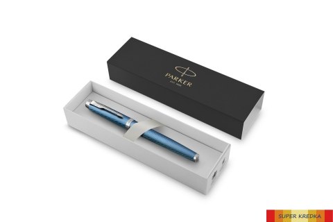 Pióro kulkowe PARKER IM PREMIUM BLUE GREY CT 2143648, giftbox PARKER Parker