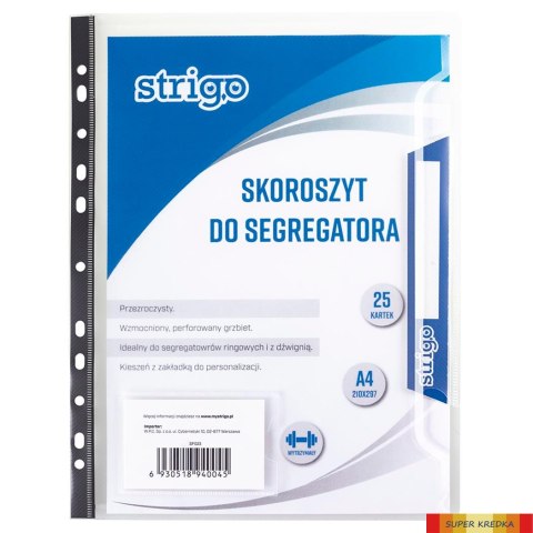 Skoroszyt PP A4 SF023 STRIGO Strigo