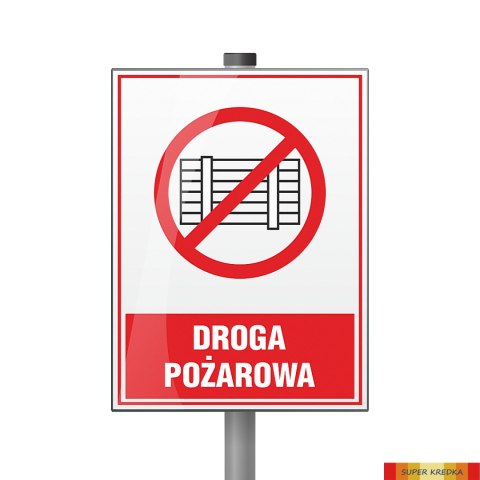 Tabliczka Droga pożarowa ZZ-32p/6670ZN (X) Reis