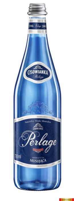 Woda CISOWIANKA 0.7l Perlage gazowana szkło Cisowianka