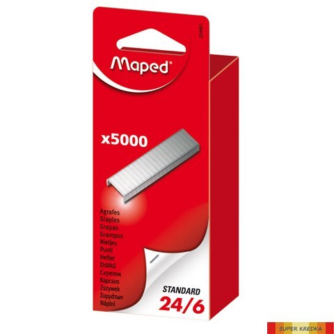 Zszywki 24/6 5000szt. 324401 MAPED Maped