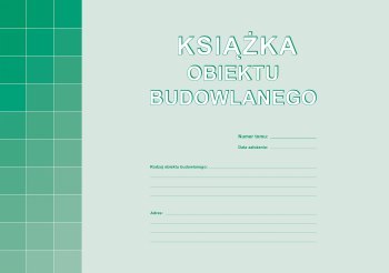 604-1N Książka obiektu budowlanego MICHALCZYK&PROKOP A4 zeszyt Michalczyk i Prokop