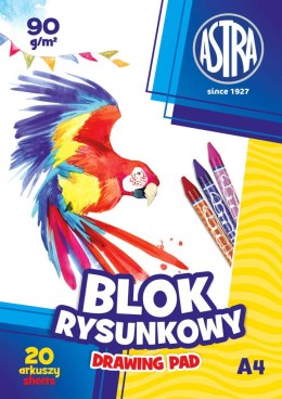 Blok rysunkowy ASTRAPAP A4 100g 20 ark, 106119001 Astra