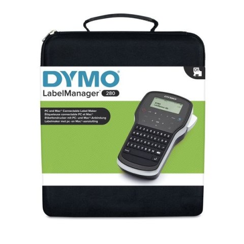 Drukarka przenośna etykiet DYMO LabelManager 280 zestaw walizkowy, klawiatura QWERTY 2091152 Dymo