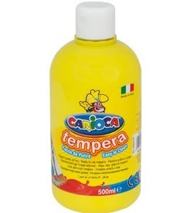 Farba tempera 500 ml, żółta CARIOCA 170-2366/170-2652 Carioca