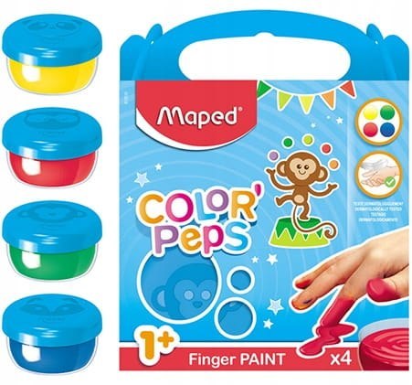 Farby COLORPEPS do malowania palcami 812510 MAPED Maped