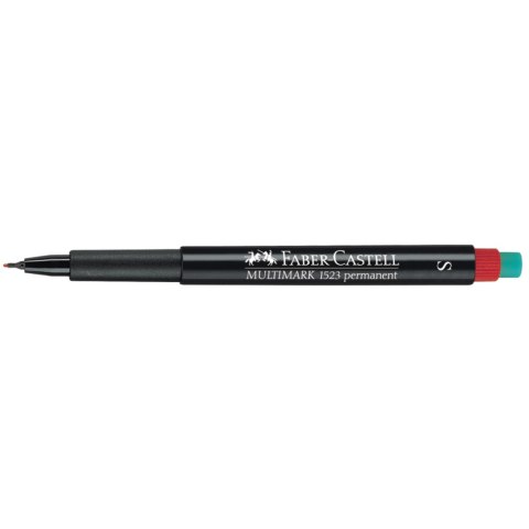 Foliopis z gumką OHP MULTIMARK S 0.4 czerwony FABER-CASTELL FC152321 Faber-Castell