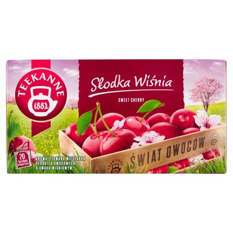 Herbata TEEKANNE SWEET CHERRY słodka wiśnia 20t owocowa Teekanne