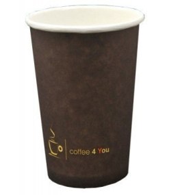 Kubek papierowy 300ml z nadr. COFFEE 4 YOU (50) 46929 Papstar