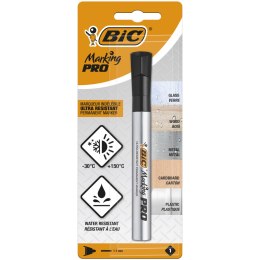 Marker permanentny BIC PRO czarny okrągła końcówka Blister 1szt, 964787 Bic