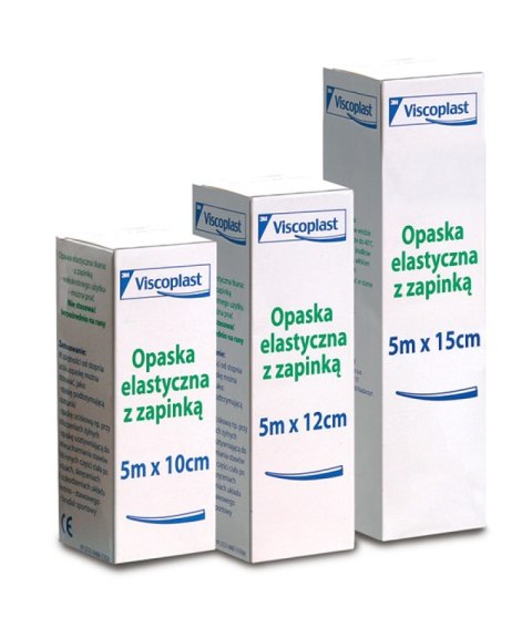 Opaska elastyczna z zapinką VISCOPLAST, 8cmx5m Viscoplast 3M