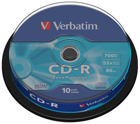 Płyta CD-R VERBATIM CAKE(10) Extra Protection 700MB x52 43437 Verbatim