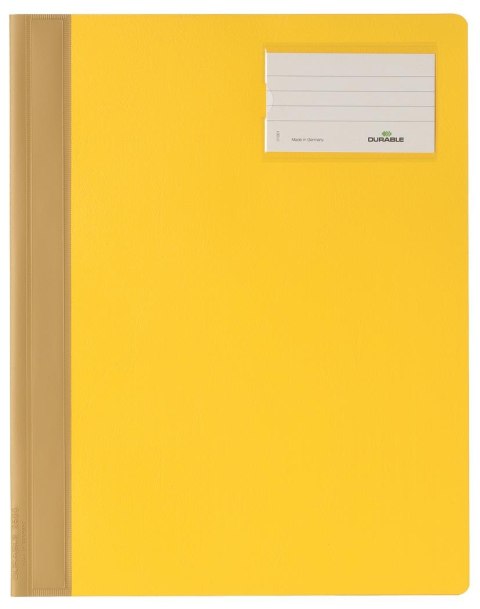 Skoroszyt A4 z kolorową okładką,rozszerz. PCW Żółty 250004 DURABLE (X) Durable