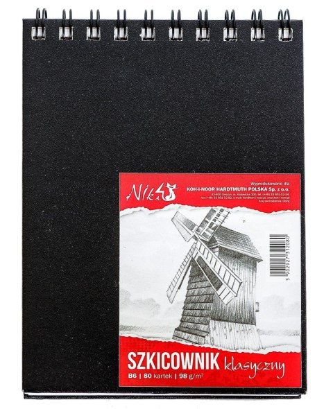 Szkicownik B6 98g 80kartek KOH I NOOR BLO-SZB698-00104 Koh-i-noor