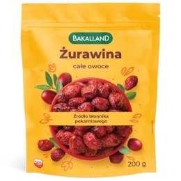 Żurawina 200g BAKALLAND Noname