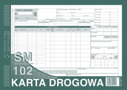 801-1 Karta drogowa SM/102 (samochód ciężarowy) A4 offset MICHALCZYK Michalczyk i Prokop