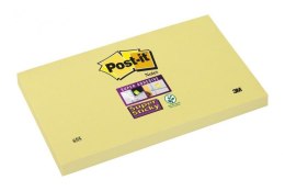 Bloczek samoprzylepny POST-IT_ Super Sticky (655-12SSCY-EU), 127x76mm, 1x90 kart., żółty Post-It 3M