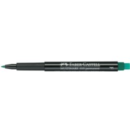 Foliopis z gumką OHP MULTIMARK F 0.6 zielony FABER-CASTELL 151363 Faber-Castell