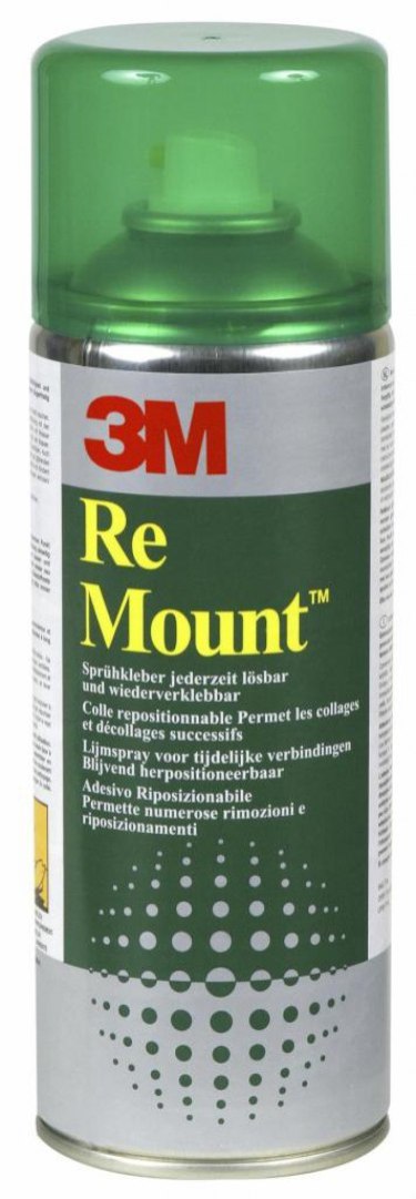 Klej_w sprayu 3M Remount (UK9473), do repozycjonowania, 400ml Scotch 3M