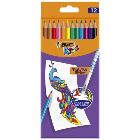 Kredki ołówkowe BIC Kids Evolution Illusion 987868 Bic