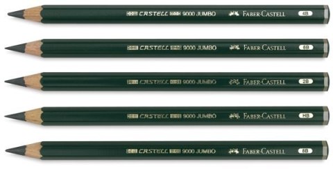 Ołówek CASTELL 9000 6B (12) 119006 (X) Faber-Castell