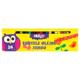 Pastele olejne JUMBO 12 kolory STRIGO SSC030 Strigo