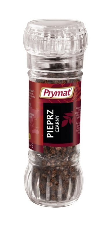 Pieprz czarny ziarnisty PRYMAT 47g młynek Prymat