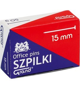 Szpilki krótkie metalowe 15 mm, 50 gram, GRAND 110-1588 Grand