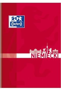 Brulion niemiecki A5 80k 90g kratka z marginesem 400150855 OXFORD Oxford