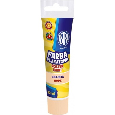 Farba plakatowa Astra tuba 30 ml - cielista, 301120001 Astra