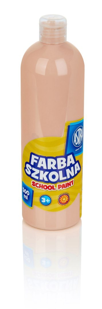 Farba szkolna Astra 500 ml - cielista, 301112009 Astra