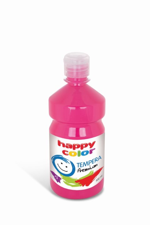 Farba tempera Premium 500ml, cyklamen, Happy Color HA 3310 0500-23 Happy Color