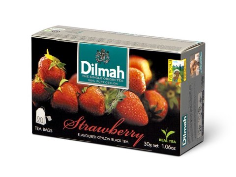 Herbata DILMAH TRUSKAWKA 20t*1,5g czarna Dilmah