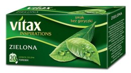 Herbata VITAX INSPIRATIONS zielona (20 saszetek) 30g zawieszka Vitax