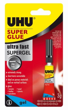 Klej UHU SUPER GLUE w żelu 3g 40360 2 Uhu