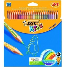 Kredki ołówkowe BIC Kids Tropicolors 24kol., 9375182/9375183 Bic