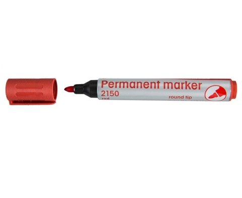 Marker permanentny 2150 czerwony 110166 D.RECT D.Rect